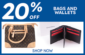 20% off Bags and Wallets