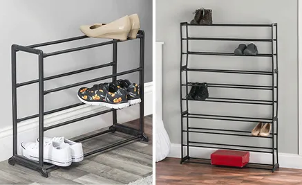 Kick clutter to the curb: Shoe racks for happy feet!