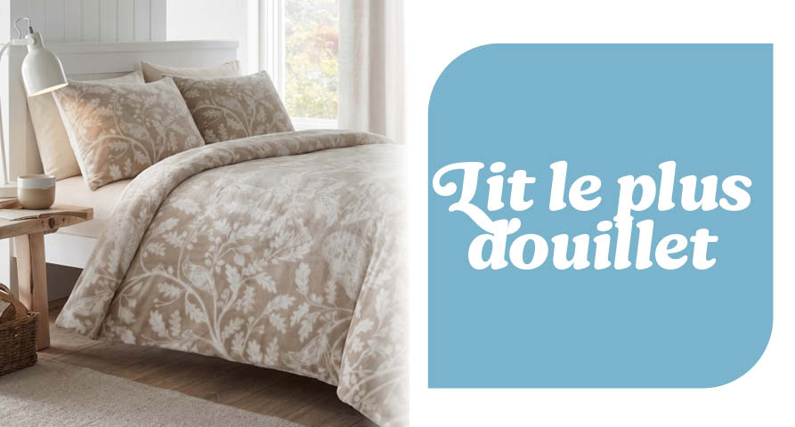 LE LIT LE PLUS DOUILLET DE L'AUTOMNE
