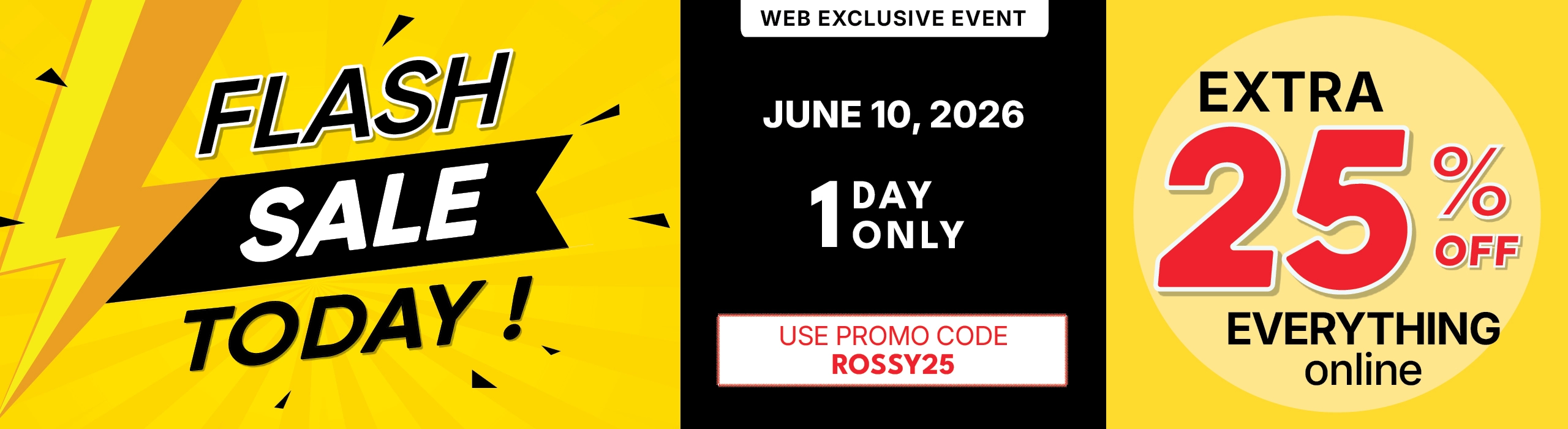 Flash sale