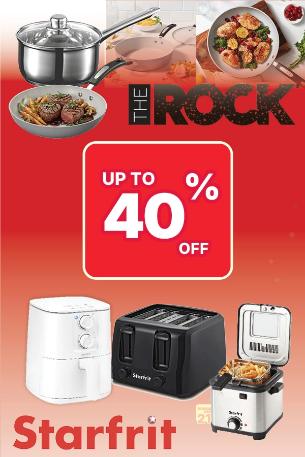 Up to 40% on Starfrit & The Rock