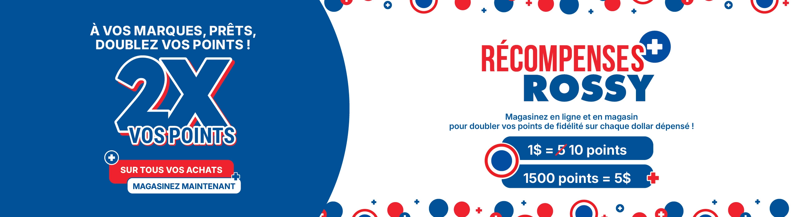Obtenez le double des points