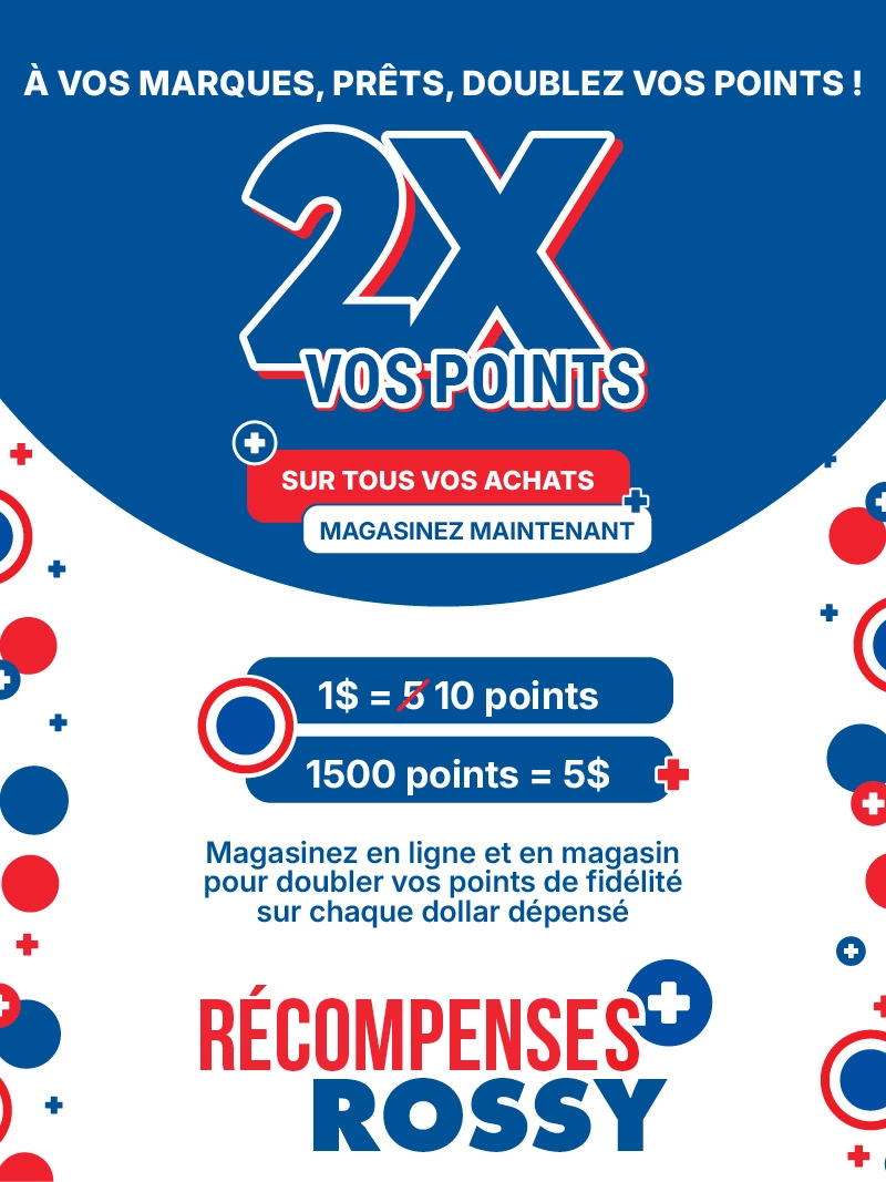Obtenez le double des points