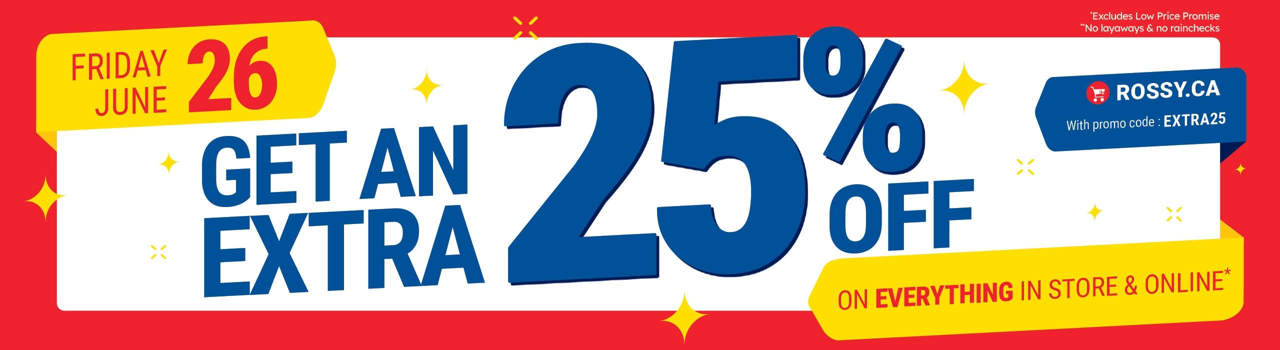 Get 25% OFF Site Wide 
