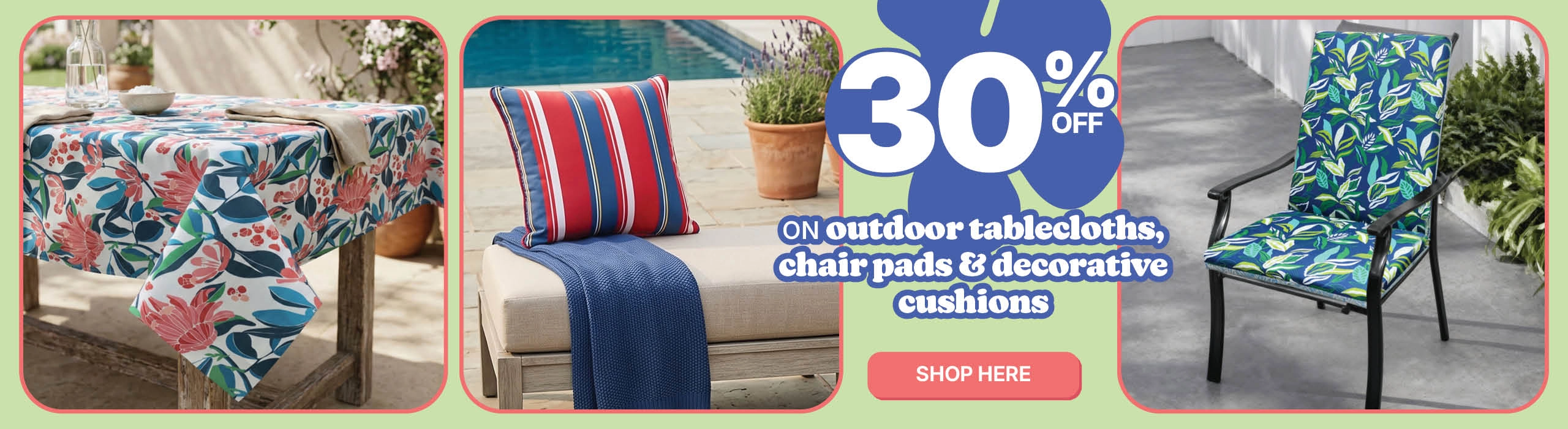 Shop outdoor linens | Rossy