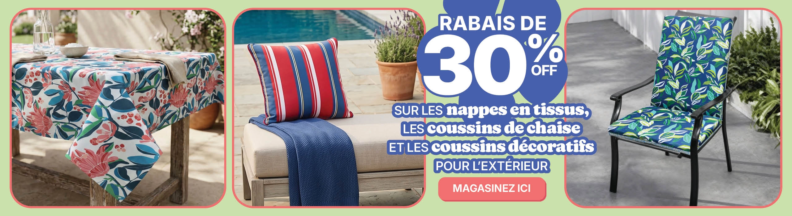 Magasiner nos linges d'ext&eacute;rieurs | Rossy