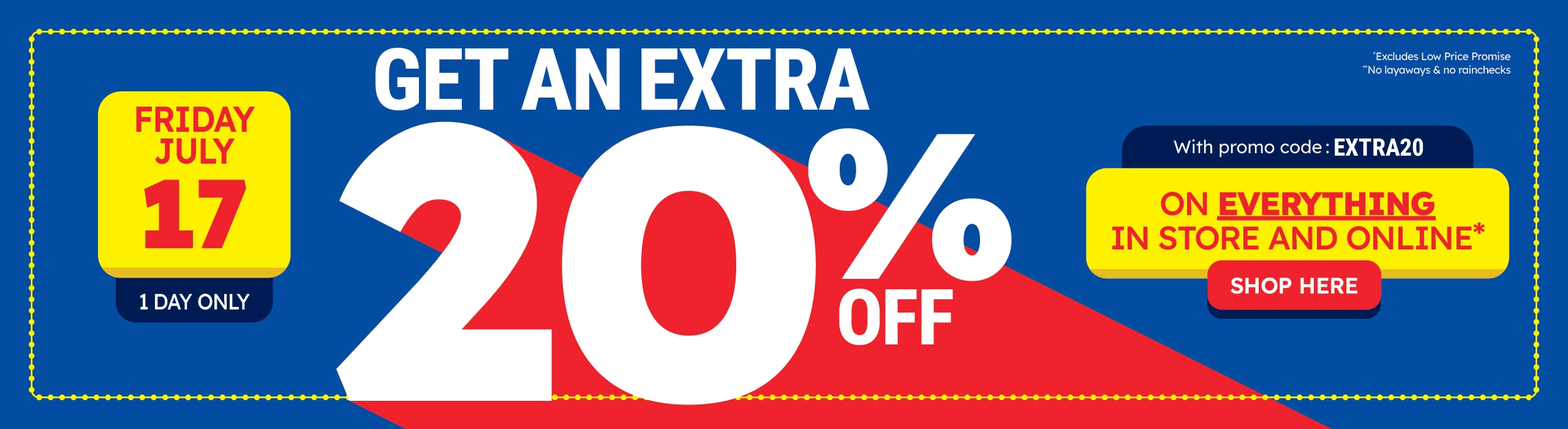 Get 20% OFF Site Wide 