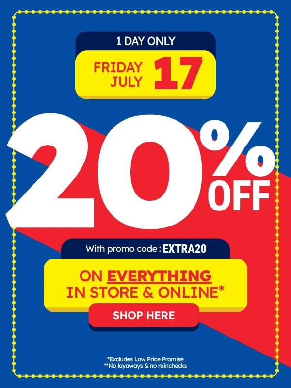 Get 20% OFF Site Wide 