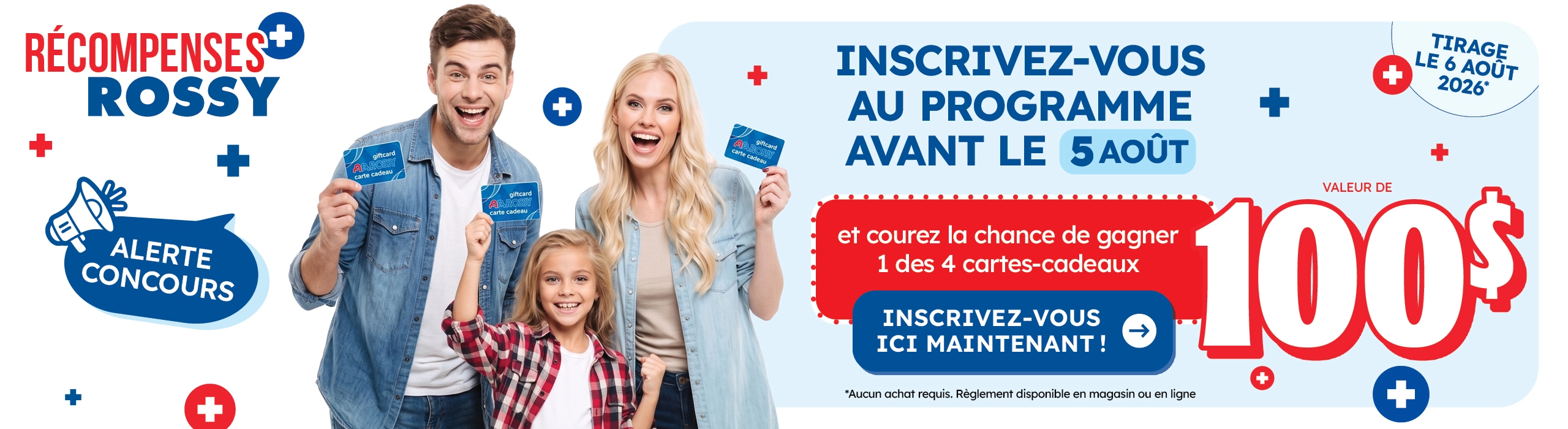 Gagnez une carte-cadeau de 100$ avec notre programme loyaut&eacute;