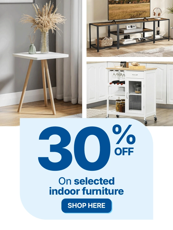 30% selected on indoor furniture
