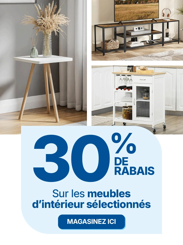 30% sur la fourniture int&eacute;rieur