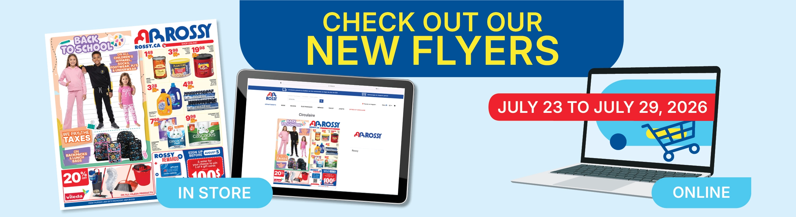 New flyer available | July 23 to July 30, 2026