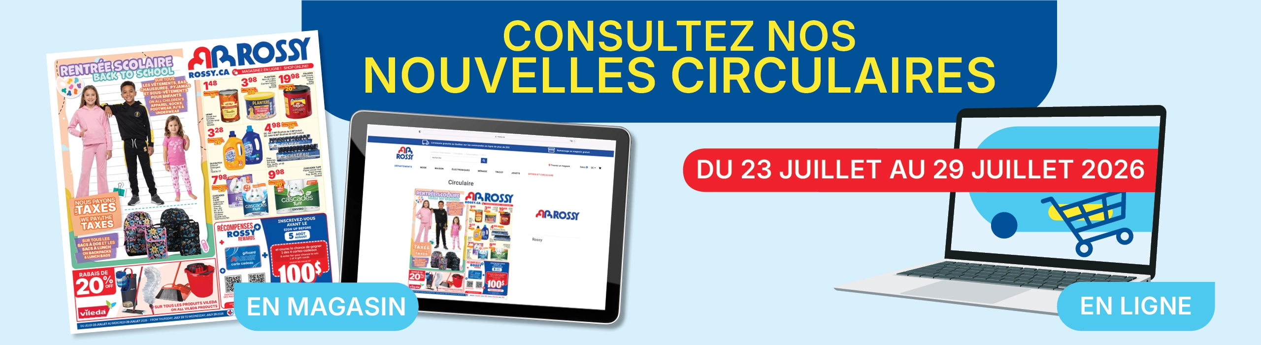 Nouvelle circulaire disponible | 23 juillet au 30 juillet 2026