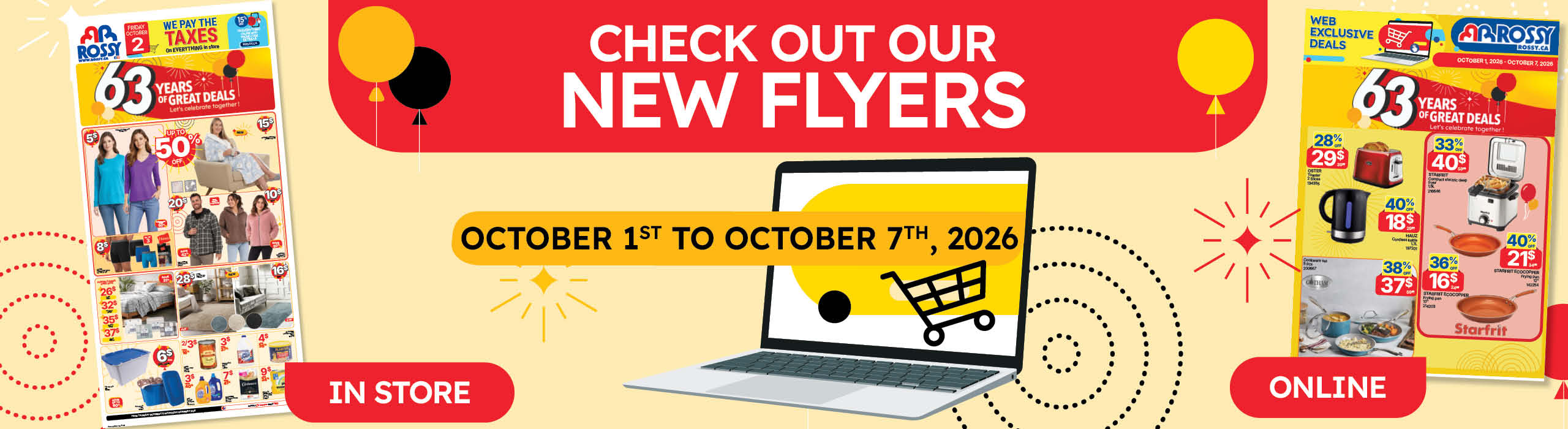 New flyer available | October 1 to October 7, 2026