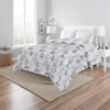 Ens. de douillette en microfibre, Diamant bleu