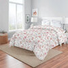 Ens. de douillette en microfibre, Feuilles orange