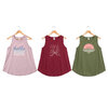 Printed round-neck tank tops