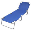 Chaise longue de plage pliable r&eacute;glable