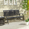 3-seat outdoor glider bench - 3