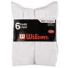 Wilson - Chaussettes de sport, paq. de 6 - Blanc