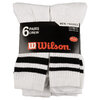 Wilson - Sport socks, pk. of 6 - White & black