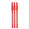 Paper Mate - Eraser Mate erasable ball point pens, pk. of 3, red - 2