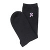 Breast Cancer Awareness - Soft cotton, casual crew socks - 3 pairs - 2