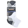 Low cut performance cotton socks, 3 pairs - White