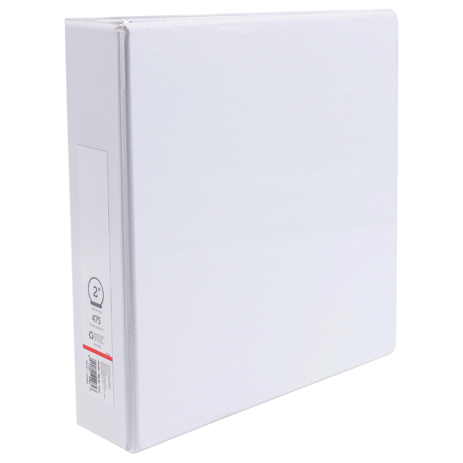 2" Round-ring binder - White