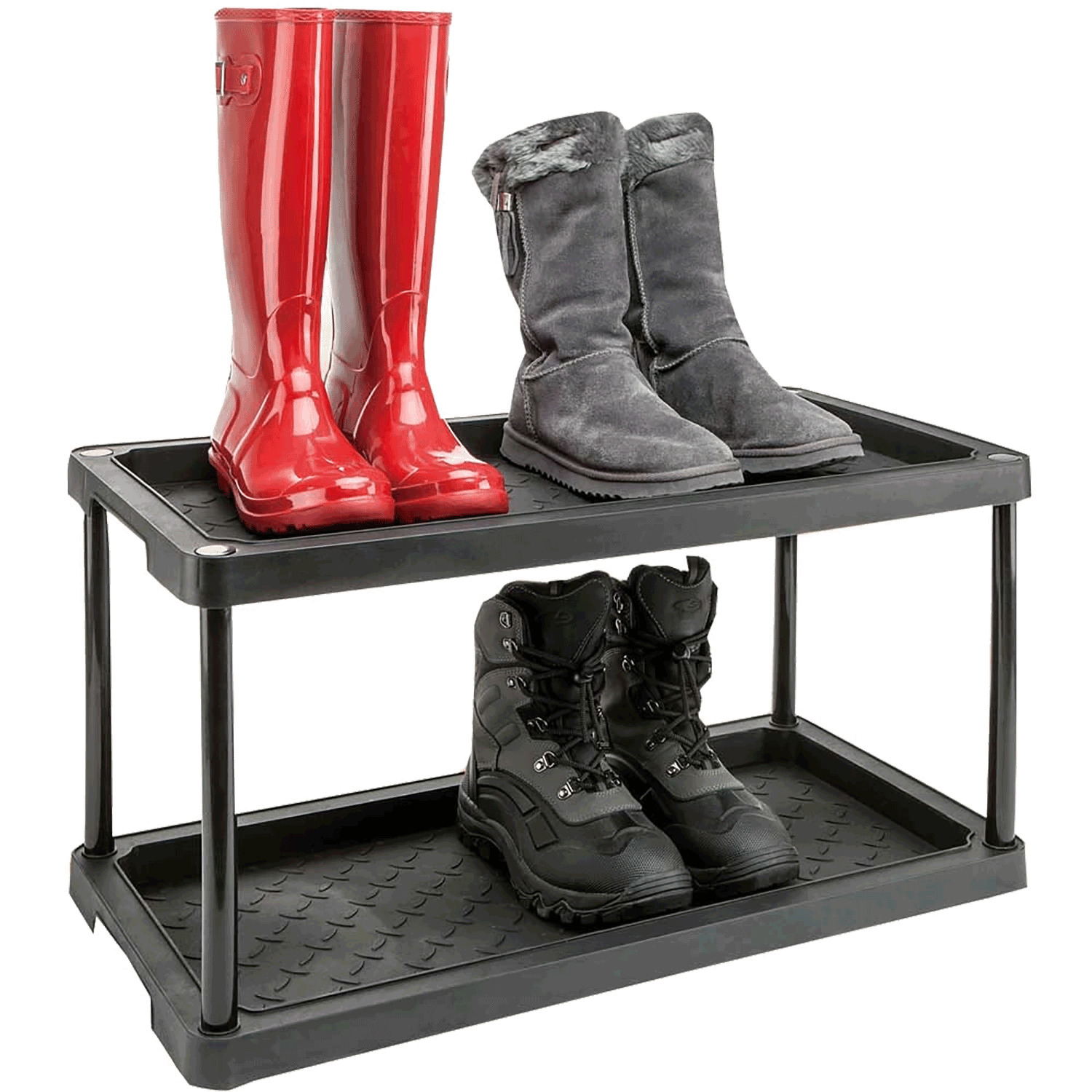 2-tier boot organizer
