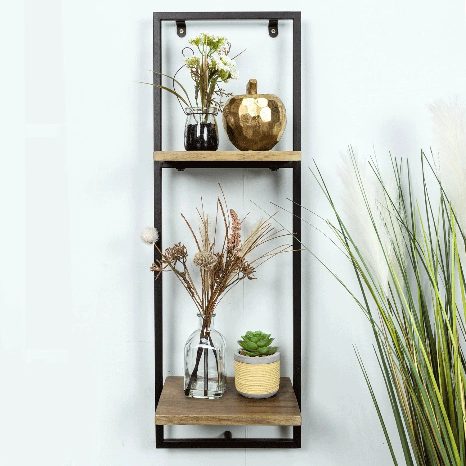 2-tier wall shelf