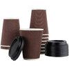 Table Accents Signature - Disposable corrugated coffee cups, pk. of 10, 12 oz