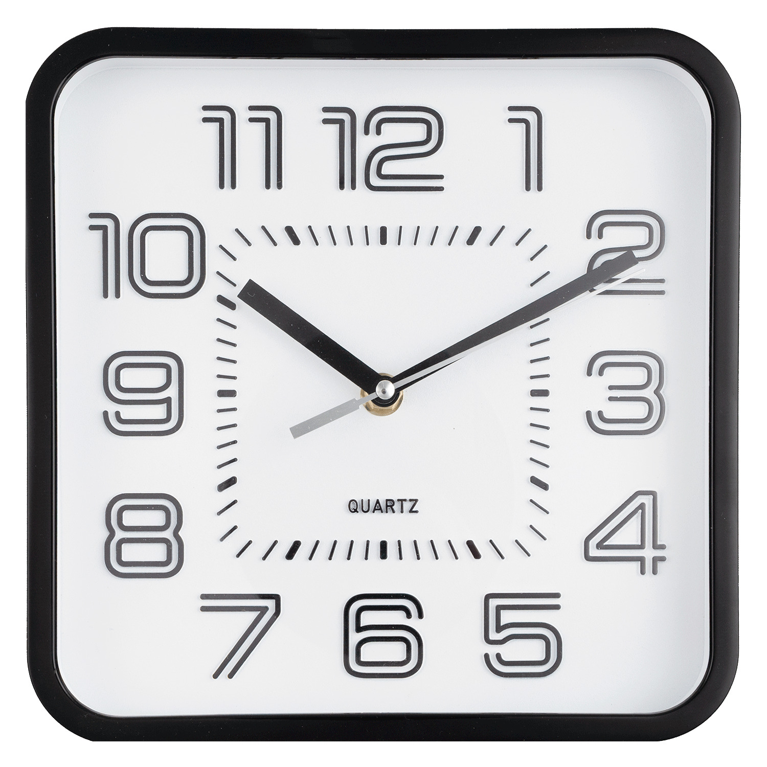 3-D numbers wall clock