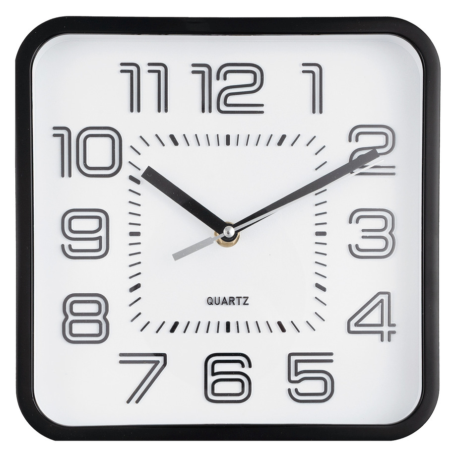 3-D numbers wall clock