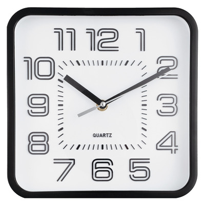 3-D numbers wall clock