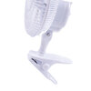 6" Clip-on and desk fan, White - 3