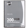 Hilroy - Quad ruled notebook, 200 pages, 4:1 squares, assorted colors - 3