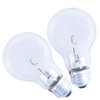 Clear A19 lightbulbs, 60W,2-pk - 2