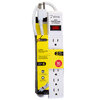 eLink - Surge protection power strip, 6 outlets, 2ft - 2