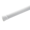 Splash Home - Adjustable tension rod, 36" to 63" (91cm to 10cm), white