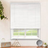 1" White cordless vinyl mini blinds - 48"x45" - 5