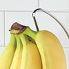 Chrome fruit bowl with banana holder - 4