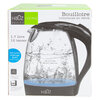 Hauz Basics - Illuminating glass kettle, 1.7L, black - 4