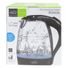 Hauz Basics - Illuminating glass kettle, 1.7L, black - 5