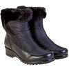 Women's snow boots with faux fur lining and ice grip, size 5 - 2