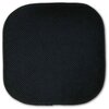 Memory foam chair pad, 16"x16", black