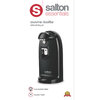 Salton Essentials - Electric can opener, black - 2