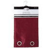Faux silk panel with grommets, 54"x63", burgundy - 3