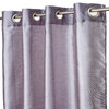 Faux silk panel with grommets, 54"x63", grey - 2