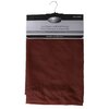 Two semi-sheer voile panels with rod pocket, 54"x63", dark red - 2